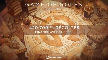 Game of Rôles - Bilan du crowdfunding