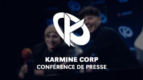 Karmine Corp - Conférence de presse